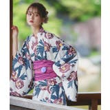 3点セット 2WAY花柄浴衣セットアップ | ad thie | 詳細画像6 