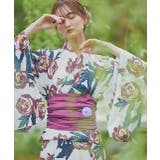 アイボリー | 3点セット 2WAY花柄浴衣セットアップ | ad thie