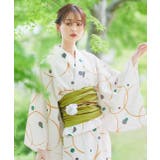 ３点セット ニュアンス柄セパレート２WAY浴衣セット | ad thie | 詳細画像13 