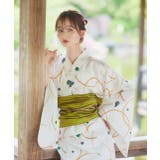 ３点セット ニュアンス柄セパレート２WAY浴衣セット | ad thie | 詳細画像18 