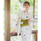 ３点セット ニュアンス柄セパレート２WAY浴衣セット | ad thie | 詳細画像21 