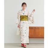 ３点セット ニュアンス柄セパレート２WAY浴衣セット | ad thie | 詳細画像27 