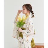 ３点セット ニュアンス柄セパレート２WAY浴衣セット | ad thie | 詳細画像36 