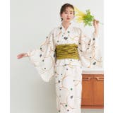 ３点セット ニュアンス柄セパレート２WAY浴衣セット | ad thie | 詳細画像37 