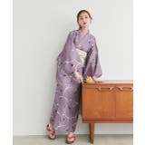 ３点セット ニュアンス柄セパレート２WAY浴衣セット | ad thie | 詳細画像44 