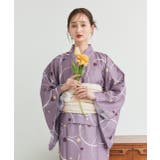 ３点セット ニュアンス柄セパレート２WAY浴衣セット | ad thie | 詳細画像45 