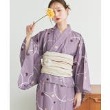 ３点セット ニュアンス柄セパレート２WAY浴衣セット | ad thie | 詳細画像46 