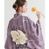 ３点セット ニュアンス柄セパレート２WAY浴衣セット | ad thie | 詳細画像47 