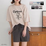 アイスクリームプリント スムースショートパンツルームウェア | ad thie | 詳細画像1 