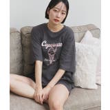 アイスクリームプリント スムースショートパンツルームウェア | ad thie | 詳細画像14 