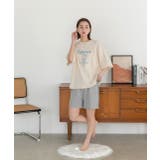 アイスクリームプリント スムースショートパンツルームウェア | ad thie | 詳細画像24 