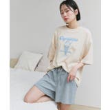 アイスクリームプリント スムースショートパンツルームウェア | ad thie | 詳細画像26 