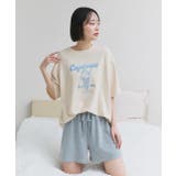 アイスクリームプリント スムースショートパンツルームウェア | ad thie | 詳細画像31 