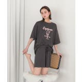 アイスクリームプリント スムースショートパンツルームウェア | ad thie | 詳細画像4 