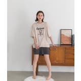 アイスクリームプリント スムースショートパンツルームウェア | ad thie | 詳細画像57 