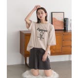 アイスクリームプリント スムースショートパンツルームウェア | ad thie | 詳細画像62 