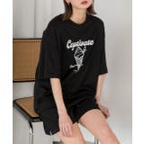 ブラック×ブラック | アイスクリームプリント スムースショートパンツルームウェア | ad thie