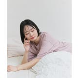 フロントプリント スムースロングパンツルームウェア | ad thie | 詳細画像26 