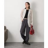 ピンタック スエットジョガーパンツ | ad thie | 詳細画像44 