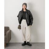 ピンタック スエットジョガーパンツ | ad thie | 詳細画像62 