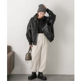 ピンタック スエットジョガーパンツ | ad thie | 詳細画像66 