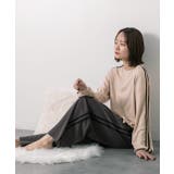 サイドライン スムースロングパンツ | ad thie | 詳細画像8