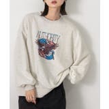 オートミール | ヴィンテージ柄 ビッグプルオーバー | ad thie