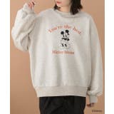 ≪Mickey Mouse≫ 裏毛ビッグプルオーバー | ad thie | 詳細画像4 