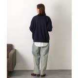 襟付き・ハーフジップ プルオーバー | ad thie | 詳細画像16 