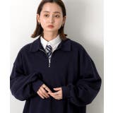 襟付き・ハーフジップ プルオーバー | ad thie | 詳細画像25 