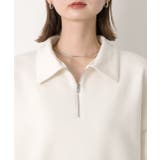 襟付き・ハーフジップ プルオーバー | ad thie | 詳細画像37 