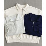 襟付き・ハーフジップ プルオーバー | ad thie | 詳細画像38 