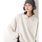 襟付き・ハーフジップ プルオーバー | ad thie | 詳細画像6 