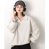 襟付き・ハーフジップ プルオーバー | ad thie | 詳細画像7 