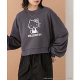 チャコール | ≪HELLO KITTY≫ ショートプルオーバー | ad thie