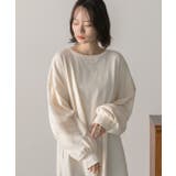 スリット入り ビッグロングTシャツ | ad thie | 詳細画像27