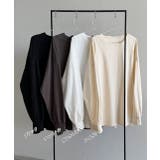 スリット入り ビッグロングTシャツ | ad thie | 詳細画像33
