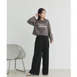 箔アソートプリント ショート丈ロングTシャツ | ad thie | 詳細画像11
