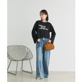 箔アソートプリント ショート丈ロングTシャツ | ad thie | 詳細画像20