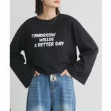 箔アソートプリント ショート丈ロングTシャツ | ad thie | 詳細画像23