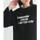 箔アソートプリント ショート丈ロングTシャツ | ad thie | 詳細画像24