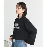 箔アソートプリント ショート丈ロングTシャツ | ad thie | 詳細画像25