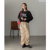箔アソートプリント ショート丈ロングTシャツ | ad thie | 詳細画像26