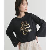 箔アソートプリント ショート丈ロングTシャツ | ad thie | 詳細画像30
