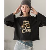 箔アソートプリント ショート丈ロングTシャツ | ad thie | 詳細画像36