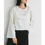 箔アソートプリント ショート丈ロングTシャツ | ad thie | 詳細画像5