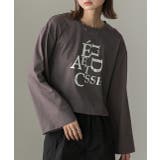 箔アソートプリント ショート丈ロングTシャツ | ad thie | 詳細画像51