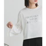 箔アソートプリント ショート丈ロングTシャツ | ad thie | 詳細画像6
