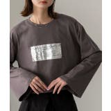 箔アソートプリント ショート丈ロングTシャツ | ad thie | 詳細画像61