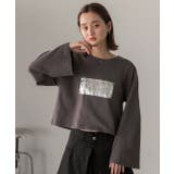 箔アソートプリント ショート丈ロングTシャツ | ad thie | 詳細画像63